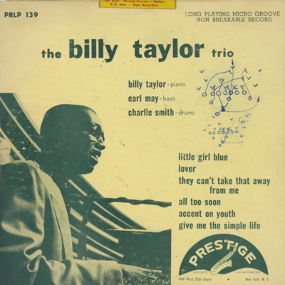 Billy Taylor Trio, Volume 1