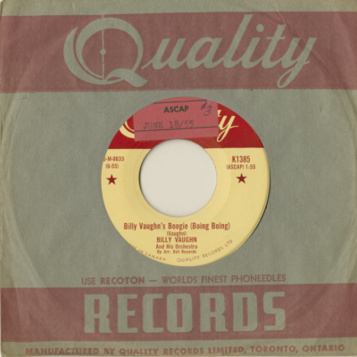 Billy Vaughan's Boogie / The Waltz You Saved For Me