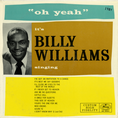 Billy Williams Singing Oh Yeah