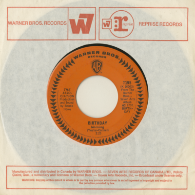 Time For Livin' / Birthday (1968)