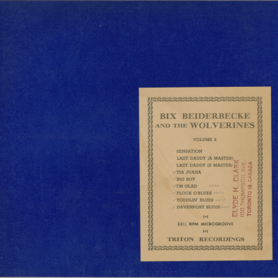Bix Beiderbecke And The Wolverines