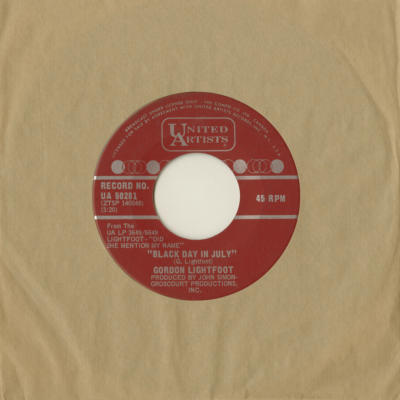 Black Day In July / Pussywillows Cat-Tails (1968)