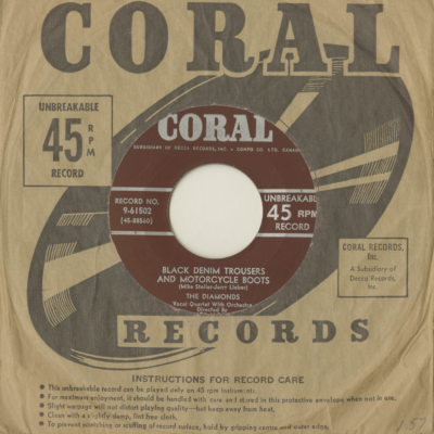 Black Denim Trousers And Motorcycle Boots  / Nip Sip (1956)