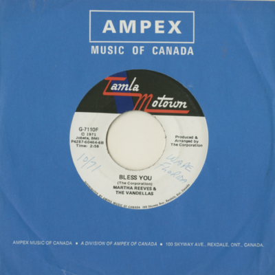 Bless You / Hope I Don't Get My Heart Broke (1971)