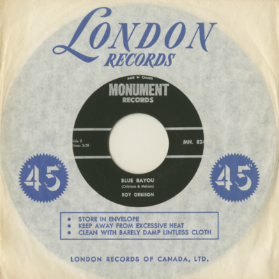 Blue Bayou / Mean Woman Blues (1963)