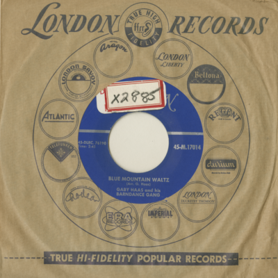 Blue Mountain Waltz / Listen To The Mockin' Bird (1957)