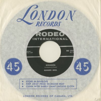 Bonanza / You Can Lay An Egg (1963)