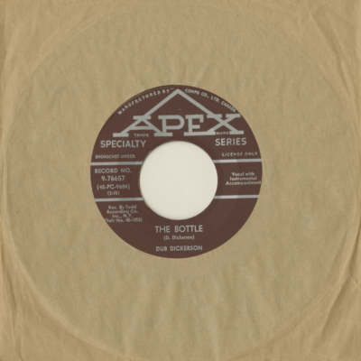 The Bottle / Mama Laid The Law Down (1960)