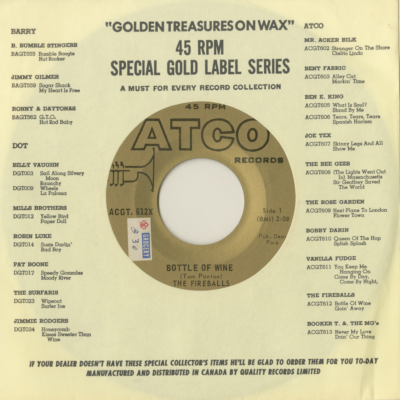 Bottle Of Wine / Goin' Away