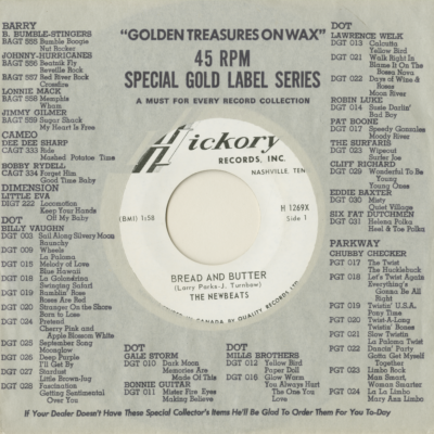 Bread And Butter / Tough Little Buggy (1964)