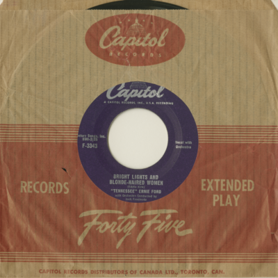 Bright Lights And Blonde-Haired Women / That's All (1956)