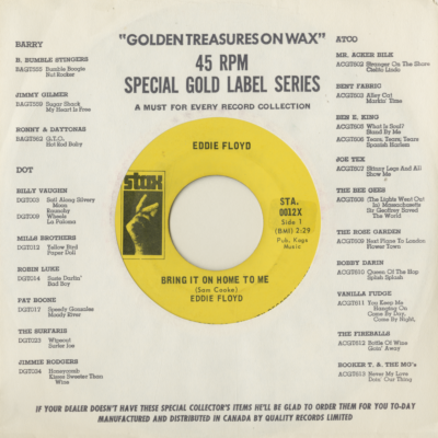 Bring It On Home To Me / The Sweet Things You Do (1968)