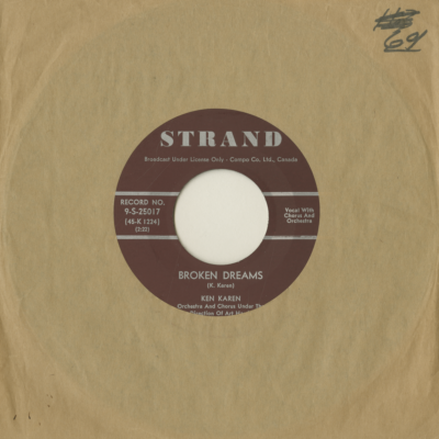 Broken Dreams / You're The Only One I Love (1960)