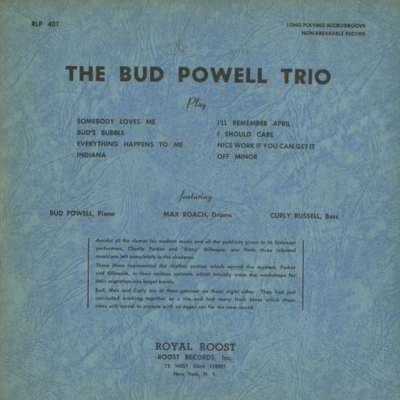 The Bud Powell Trio