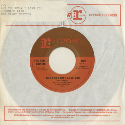 But You Know I Love You / Homemade Lies (1969)