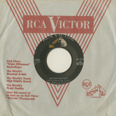 Buttons And Bows / Bobby-O