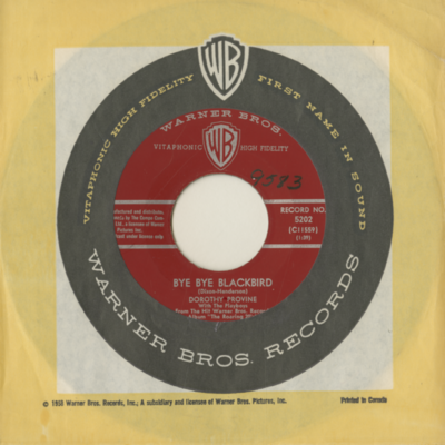 Bye Bye Blackbird / Crazy Words Crazy Tune (1961)