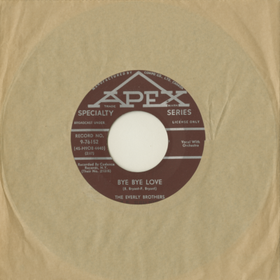 Bye Bye Love / I Wonder If I Care As Much 