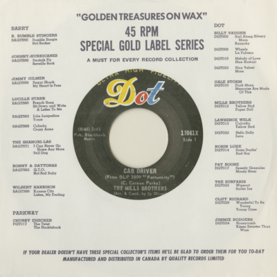 Cab Driver / Fortuosity