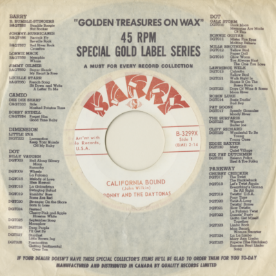 California Bound / Hey Little Girl