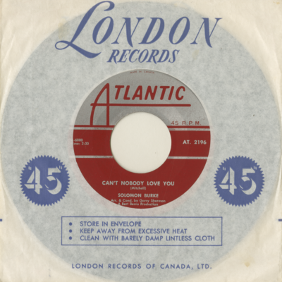 Can't Nobody Love You / Stupidity (1963)