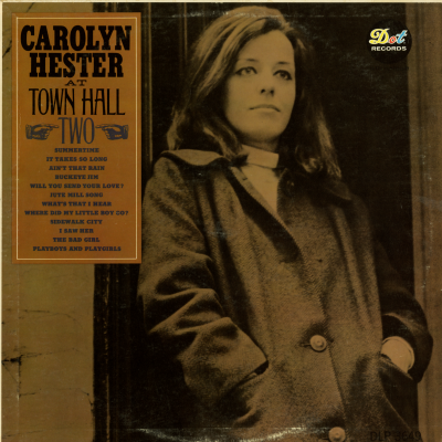 Carolyn Hester At The Town Hall Two