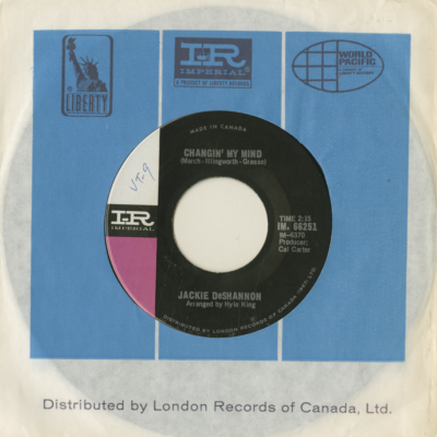 Changin' My Mind / It's All In The Game