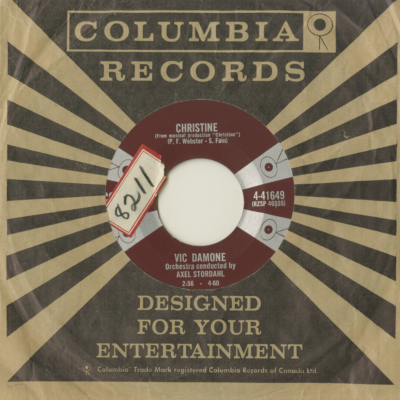 Christine / Never Will I Marry