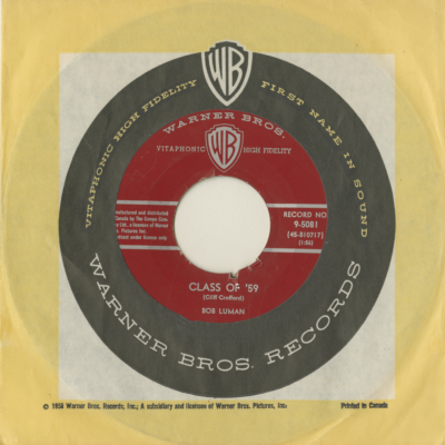 Class Of '59 / My Baby Walks All Over Me