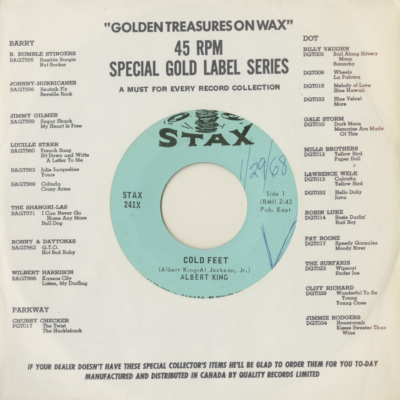 Cold Feet / You Sure Drive A Hard Bargain