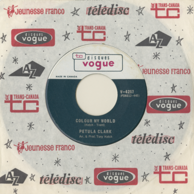 Colour My World / Take Me Home Again