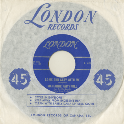 Come And Stay With Me / What Have I Done Wrong (1965)