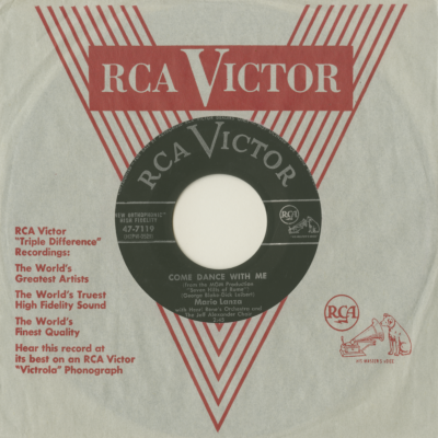 Come Dance With Me / Never Till Now