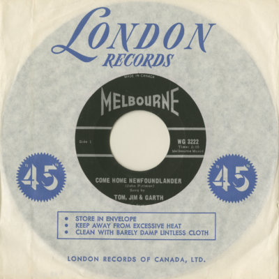 Come Home Newfoundland / Something To Sing About