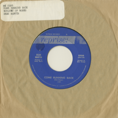 Come Running Back / Bouquet Of Roses