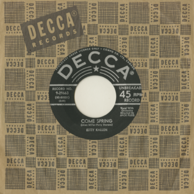 Come Spring / Only Forever