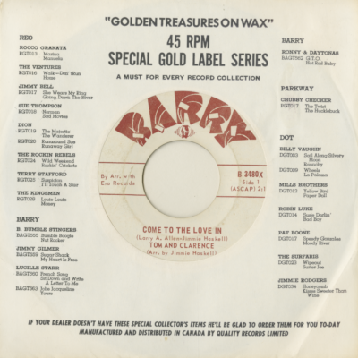 Come To The Love In / Don't Smoke The Banana Peel (1967)