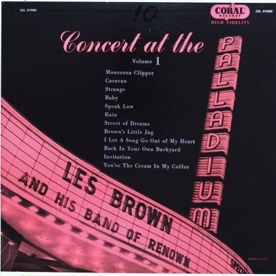 Concert At The Palladium Volume 1