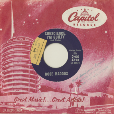 Conscience, I'm Guilty / Lonely Street (1961)