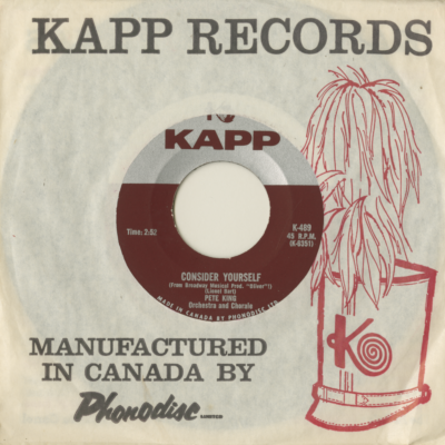 Consider Yourself / As Long As He Needs Me