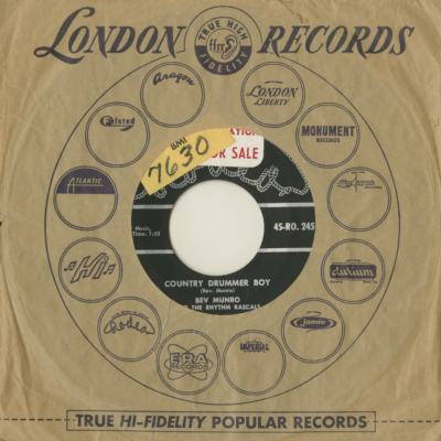 Country Drummer Boy / I Miss You So (1960)