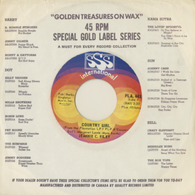 Country Girl / We Were Raised On Love