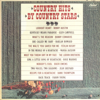 Country Hits By Country Stars