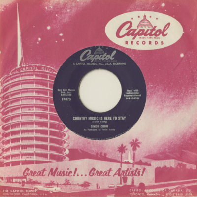 Country Music Is Here To Stay / Stand Up Sit Down Shut Your Mouth (1958)