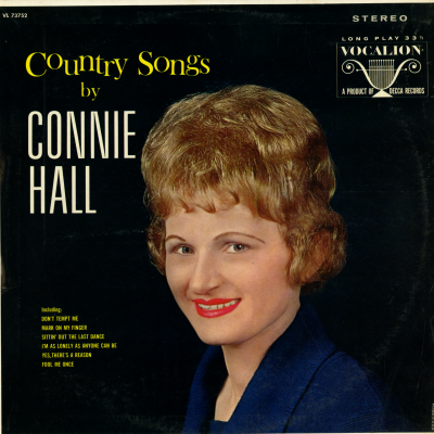 Country Songs By Connie Hall (1965)