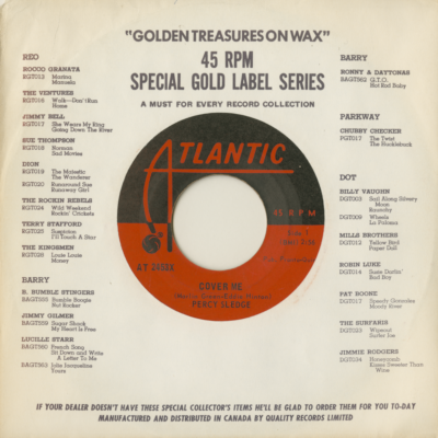 Cover Me / Behind Every Great Man There's A Great Woman (1967)