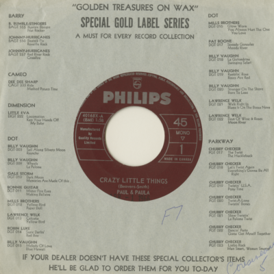 Crazy Little Things / We'll Never Break Up For Good