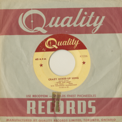 Crazy Mixed Up Song / Lonesome Lover (1954)