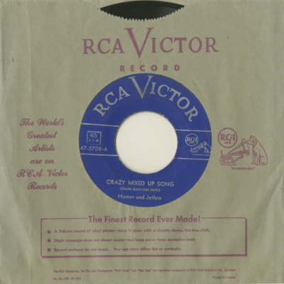 Crazy Mixed Up Song / That Tired Run Down Feeling (1954)