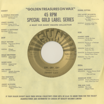 Cry Cry Cry / Hey Porter (1969)